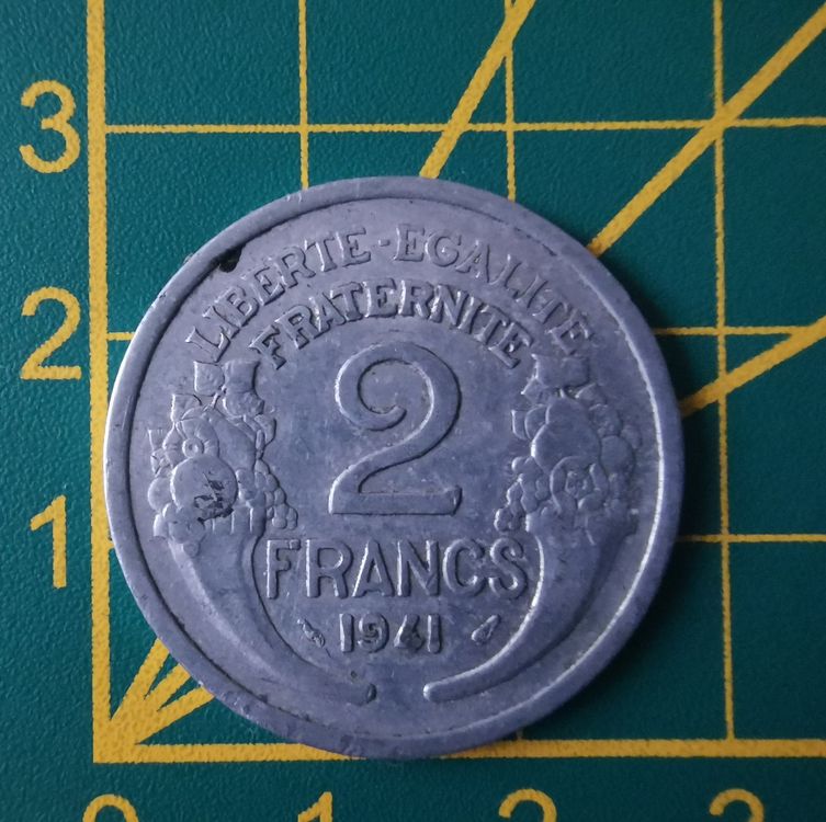 2 Franken Frankreich Jahr 1941 Kaufen auf Ricardo