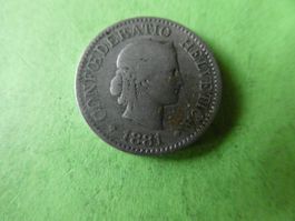 Schweiz 1881, 10 Rappen
