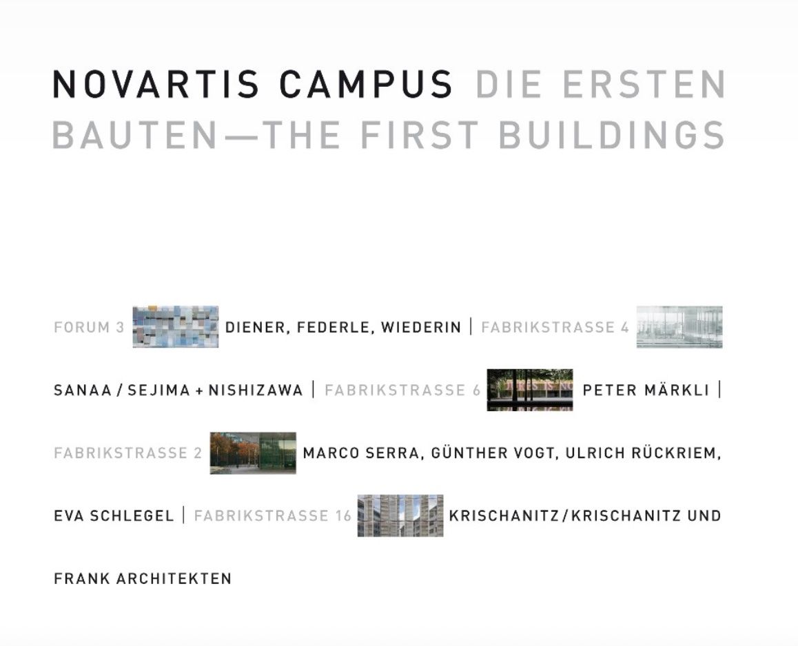 Bücher: Novartis Campus – Neu und originalverpackt aus Frauenfeld von Joanke63 1