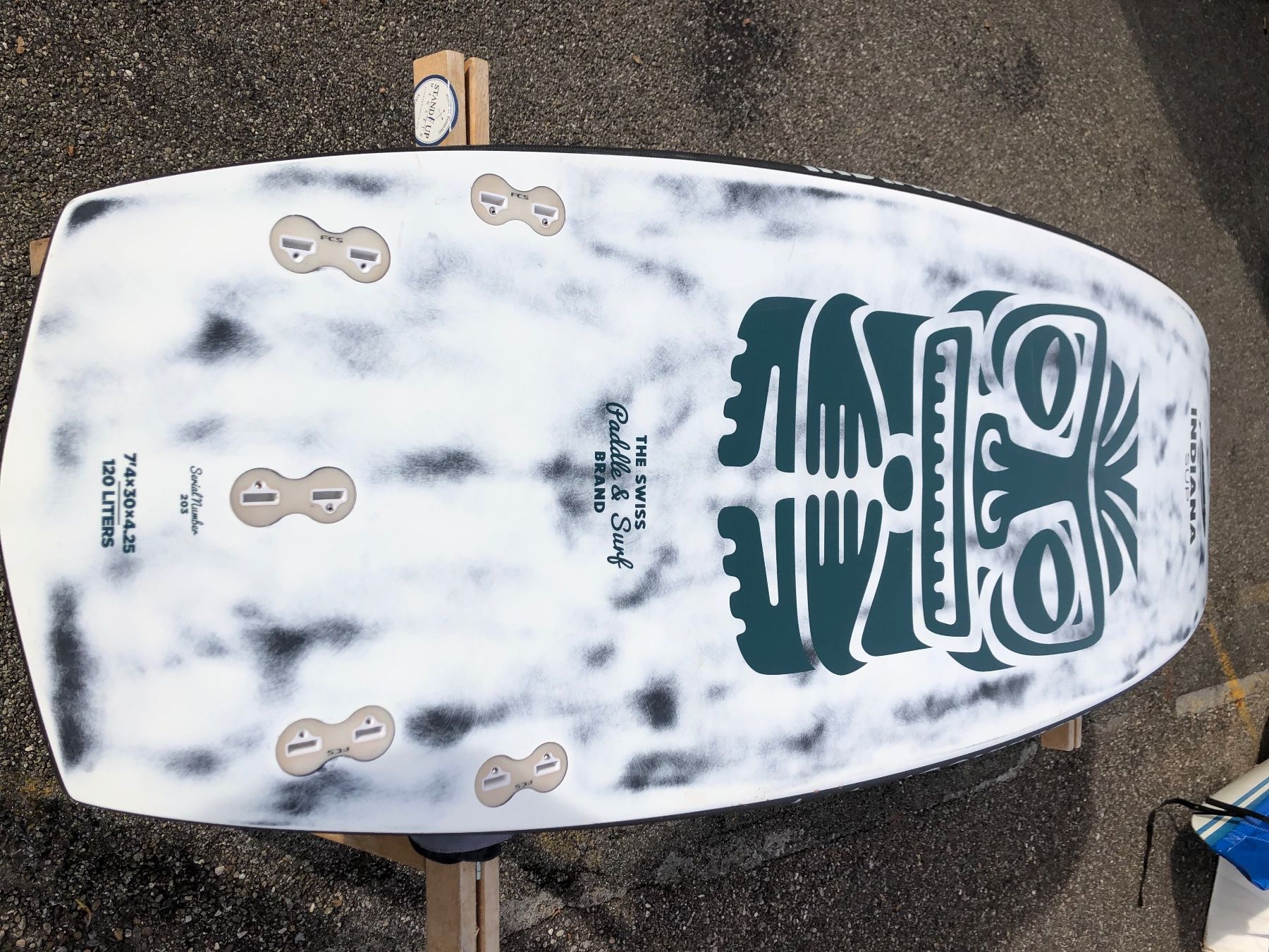 Sonstige Tabakwaren: Indiana 7'4 Stubby Wave Carbon – Gebraucht aus Oberrieden von WhiteWaveAG 7
