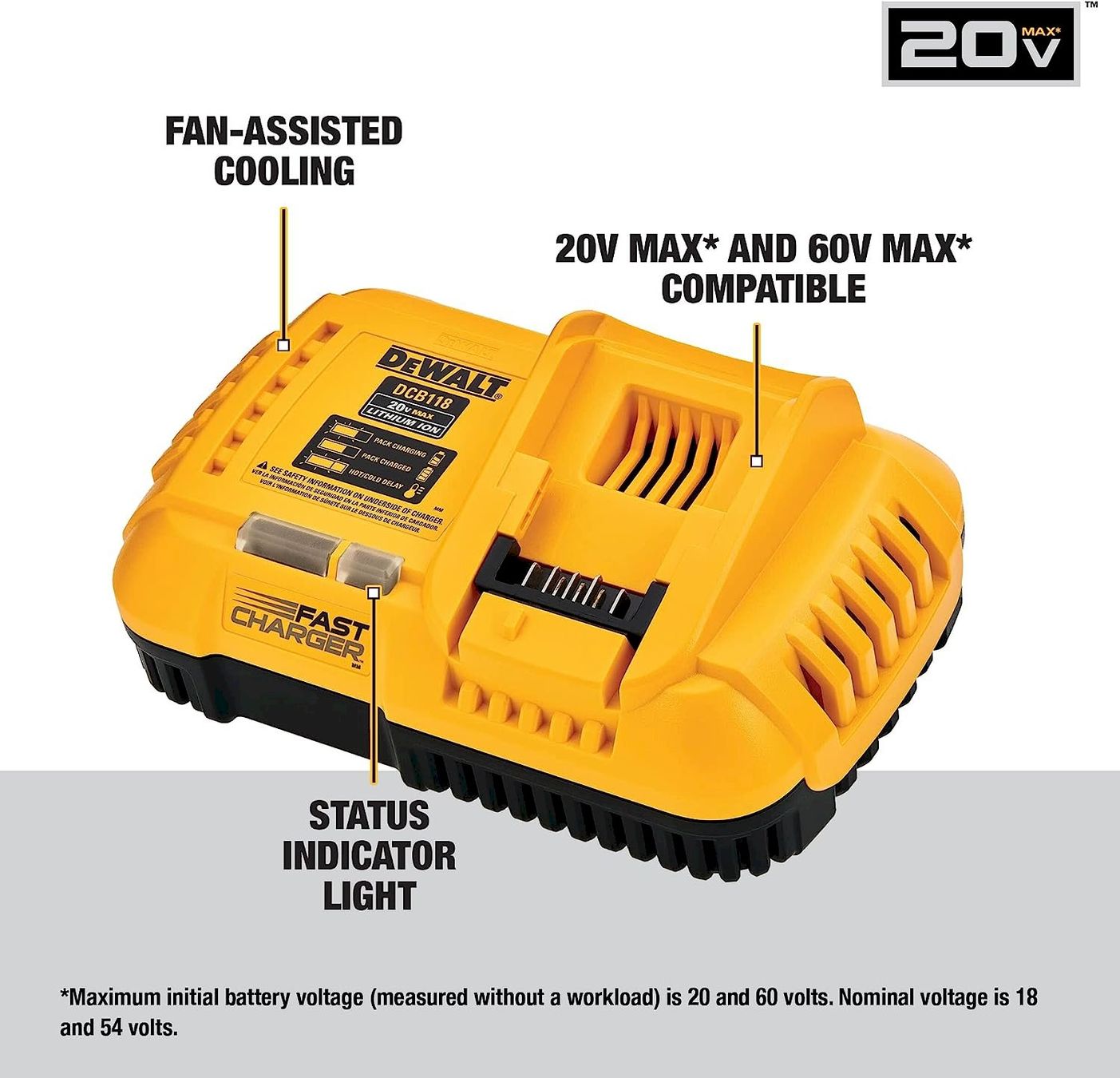 Caricatori & Batterie: DeWalt DCB118-QW Ladegerät 12V/14.4V/18V – Nuovo e nell'imballaggio originale da Bottighofen venduto da zaap 5