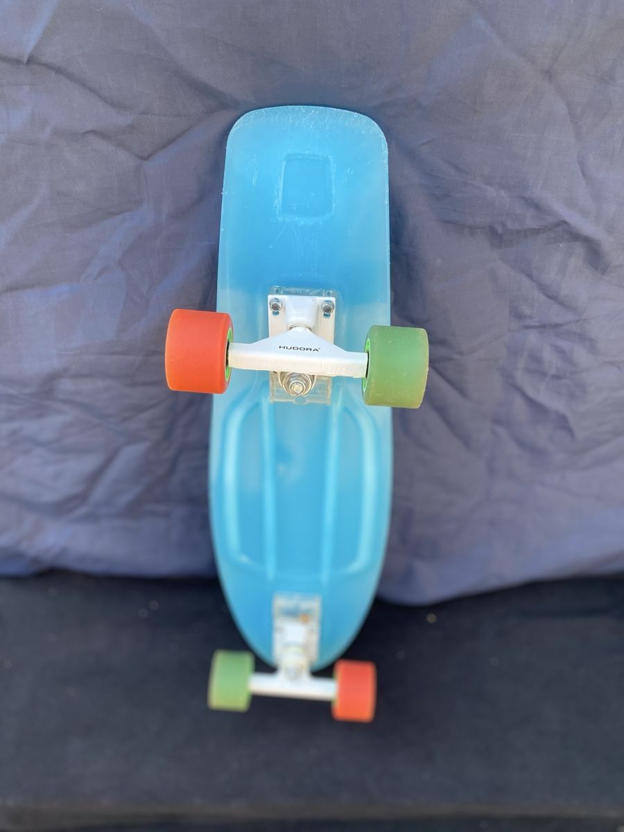 Hudora Skateboards: Hudora Pennyboard Blau Gebraucht mit LED – Gebraucht aus Erlenbach ZH von sim_x92q 1