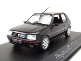 Peugeot 205 GTI 1.9 1990-1995 schwarz / rot   1:43 von NOREV