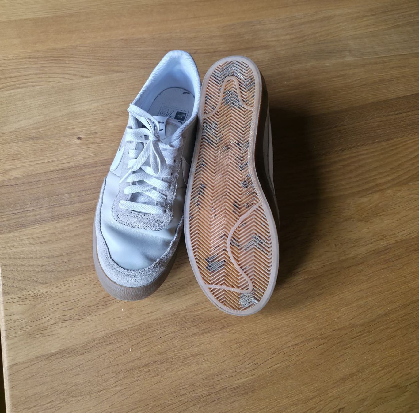 Nike Herrenschuhe: Nike Sneaker Grösse 42.5 Leder Beige – Gebraucht aus Matten b. Interl von lger 4