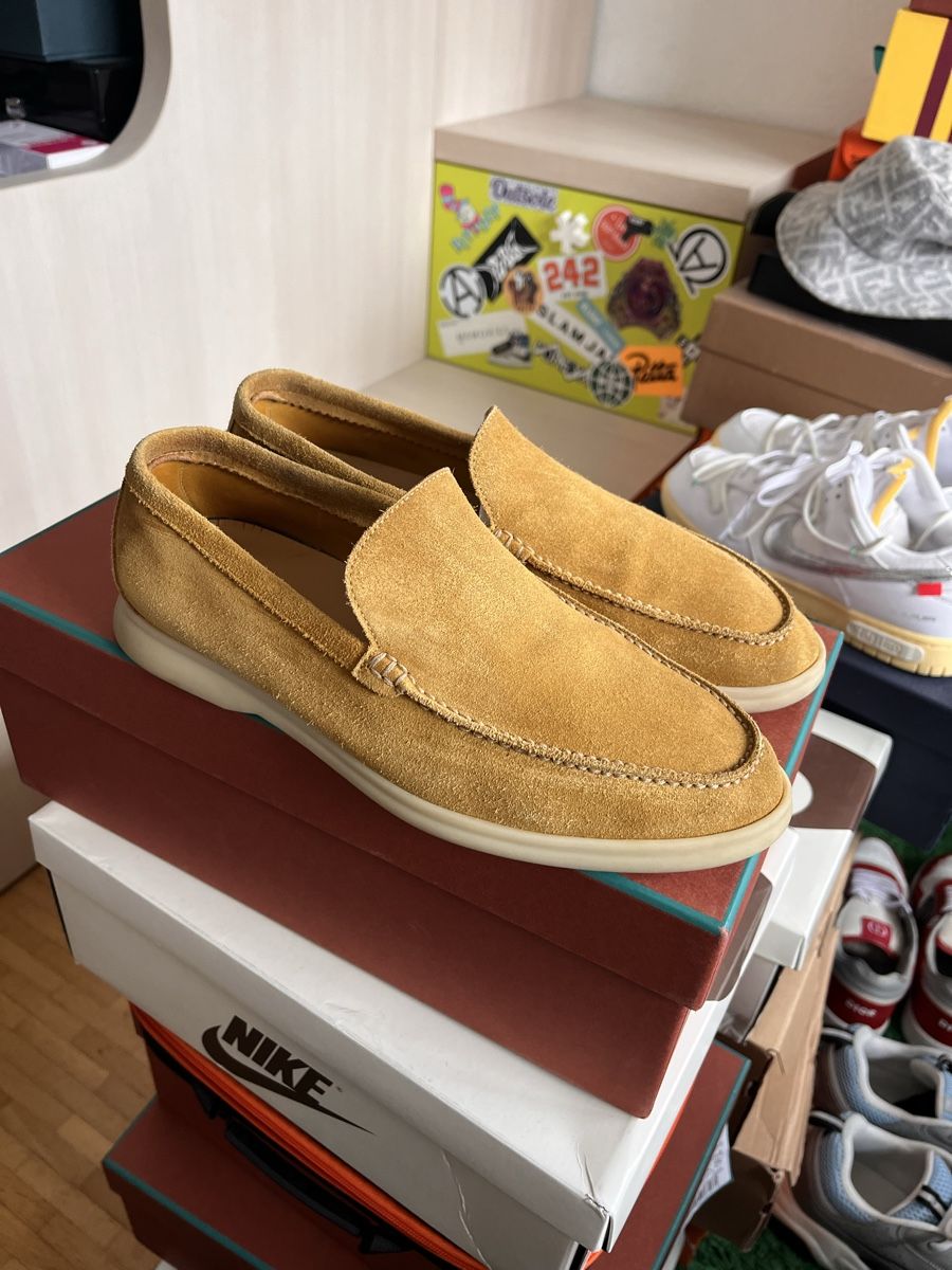 Loro Piana Scarpe da uomo: Loro Piana Summer Walk Mustard – Usato da Genève venduto da 3M_JR