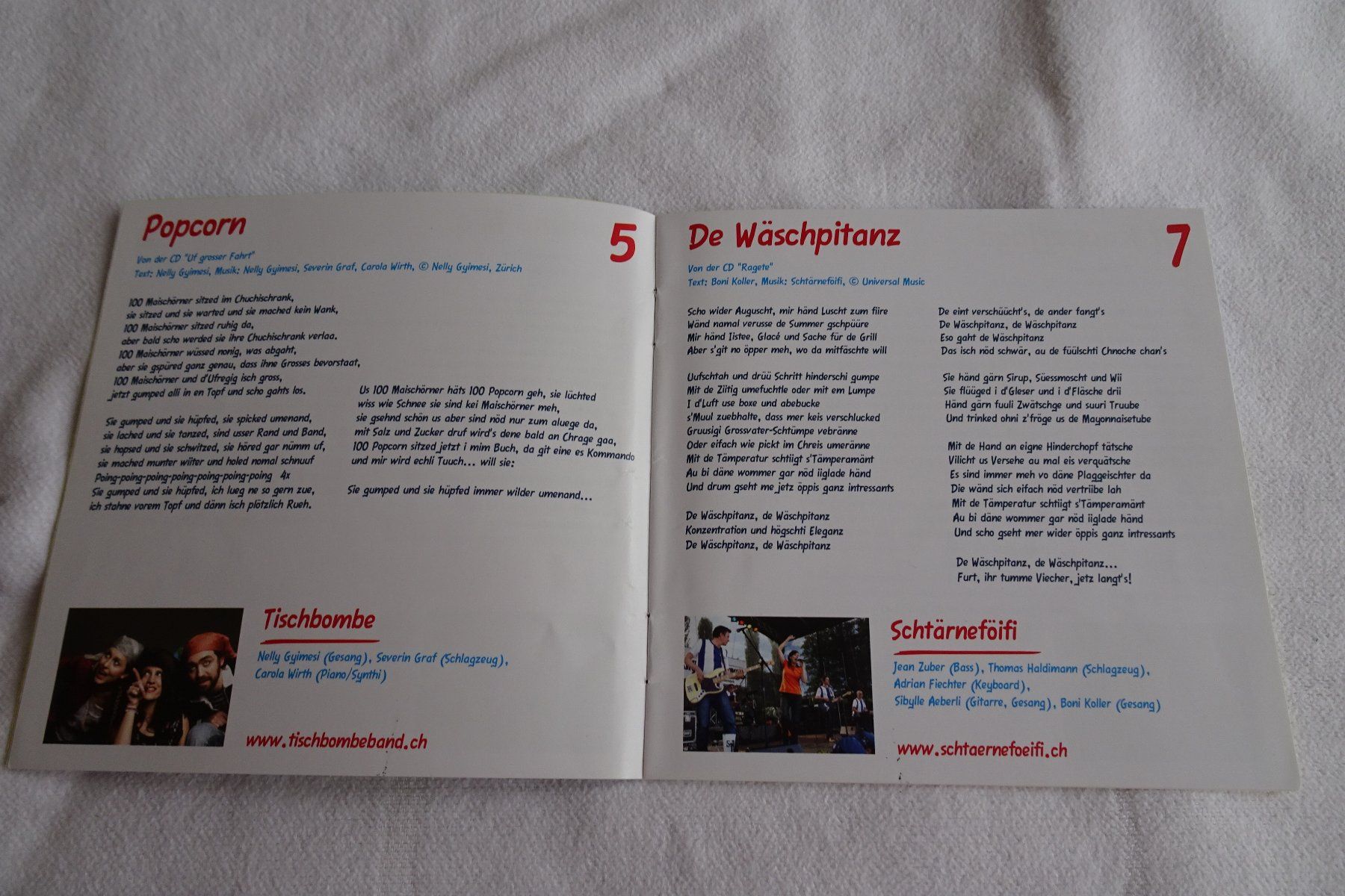 CDs: CD mit Liederbüechli Kinderlieder von Linard Bardill etc. – Gebraucht aus Strengelbach von schmetterling20 1