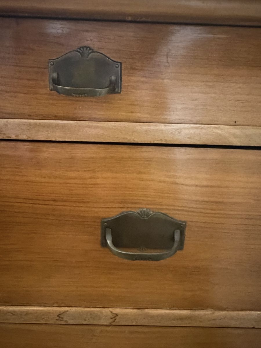 Cassettiere: Antike Holzkommode mit Marmorplatte – Usato da Winterthur venduto da nanannina 2