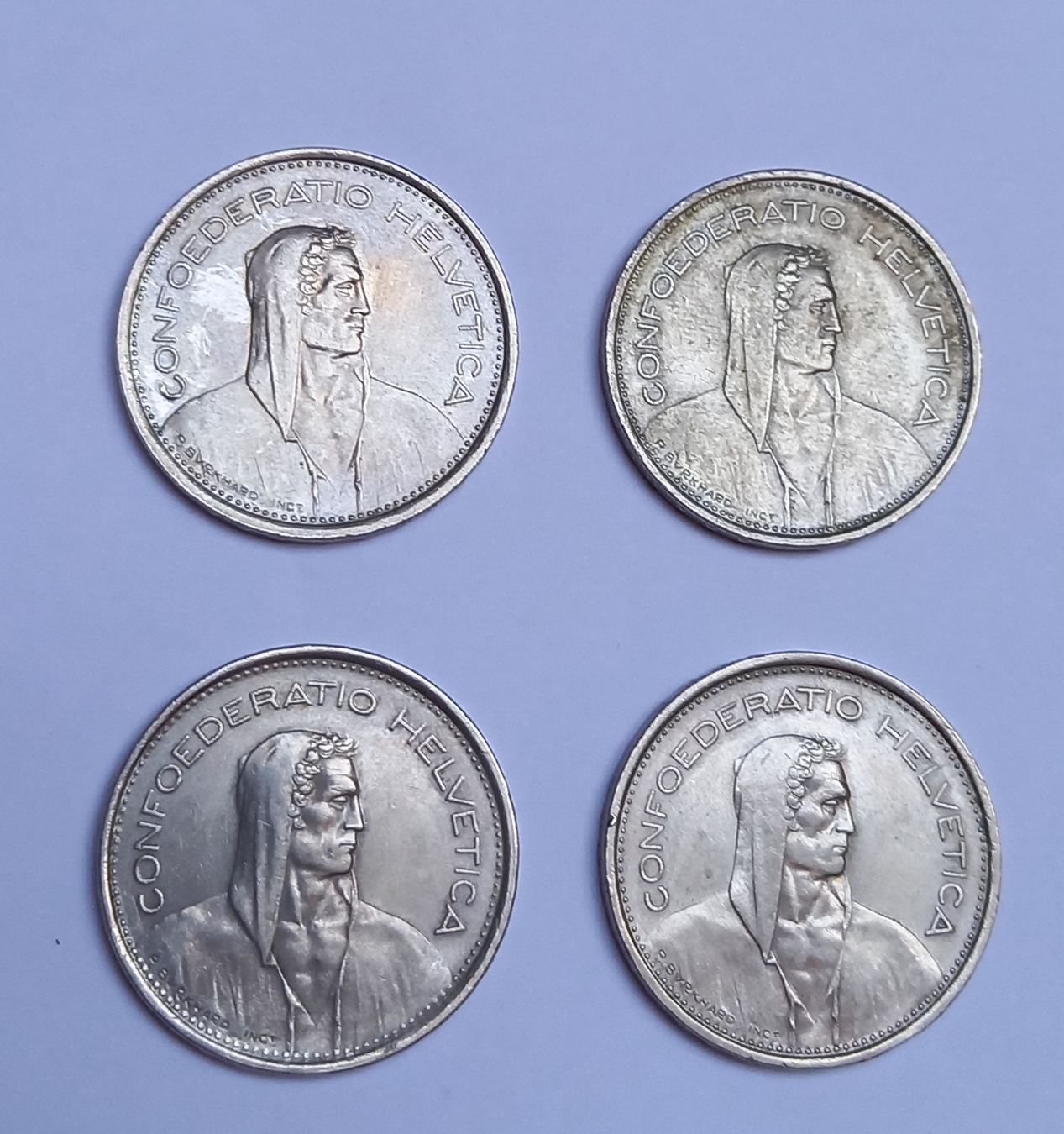 Tutti le monete: 5 FRANKEN - Schweizer Münzen, 1968 – Usato da Marbach LU venduto da Ilrebo 1