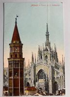 Alte Ansichtskarte Milano - Torre di S. Gottardo, Top!