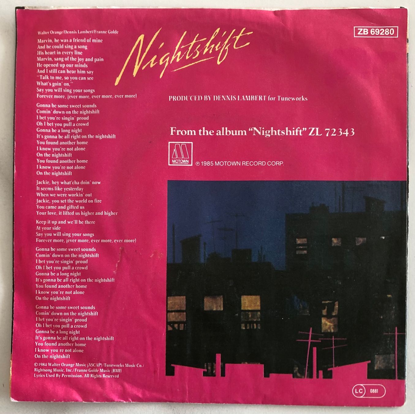 Vinyles: COMMODORES - NIGHTSHIFT – D'occasion à Poliez-Pittet par Newtown-Records 1