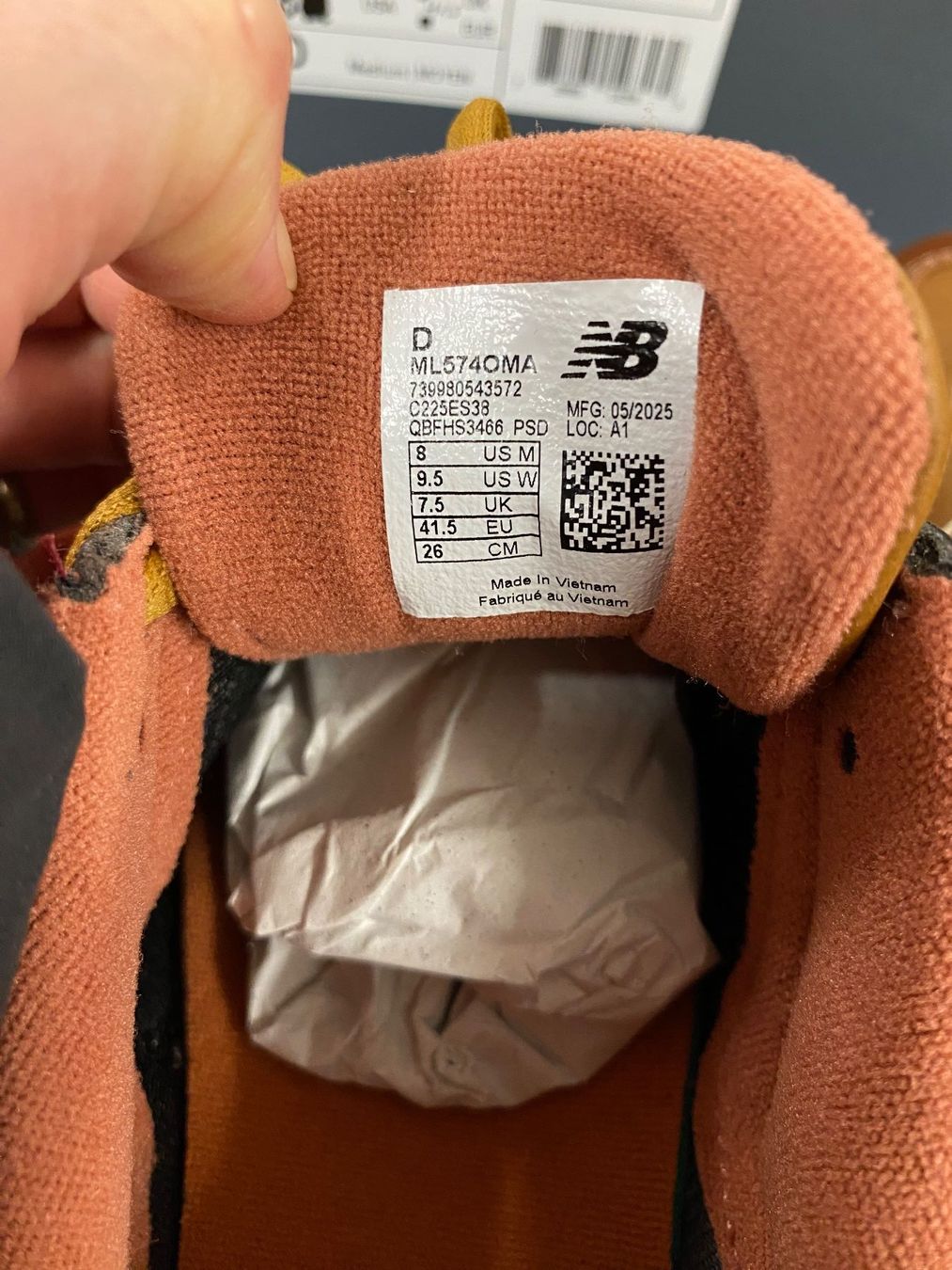 New Balance Scarpe da uomo: New Balance 574 Lederschuhe – Usato da Glattbrugg venduto da Pischte.Brockenhaus 7