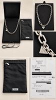 Original Prada Smalto Jewels Halskette 925 Silber mit Box