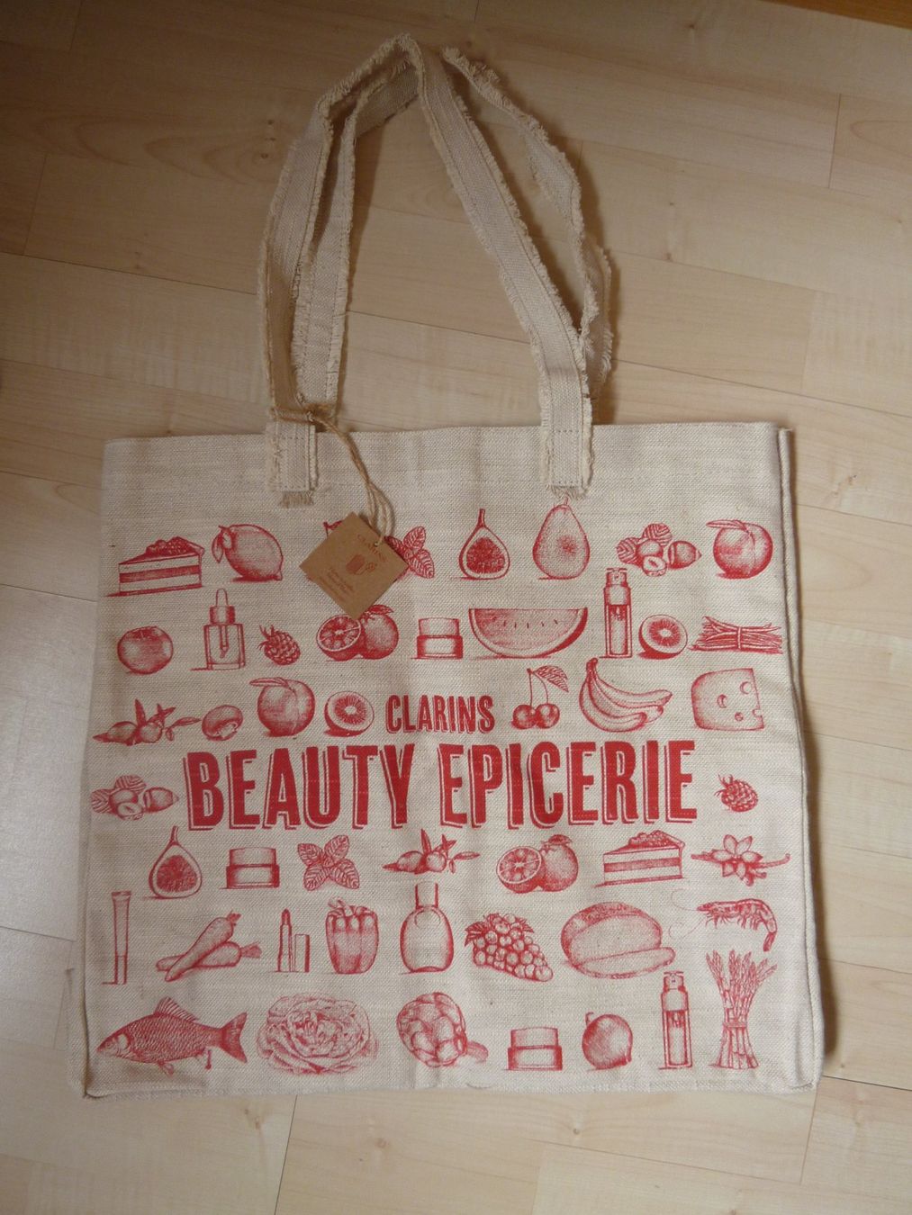 Taschen: CLARINS BEAUTY EPICERIE Stofftasche Tasche – Gebraucht aus Dättlikon von Mamakuga 7