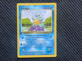 Pokemon Schiggy  1. Edition non holo Base Set