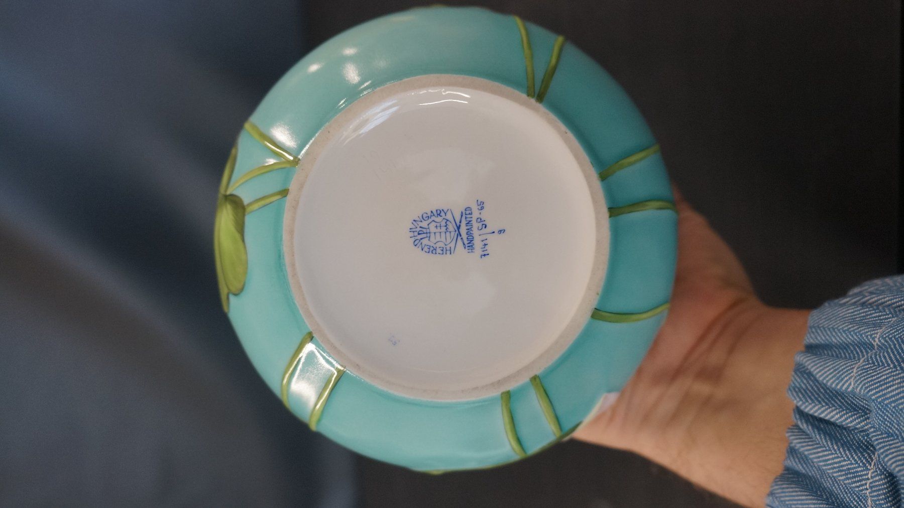 Herend Vasen & Gefässe: Herend Vase Seerosen Dekor Handbemalt – Gebraucht aus Basel von bk_brockibasel 3