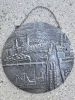 Zinn Wandteller Zürich - Handgegossen & Reines Zinn
