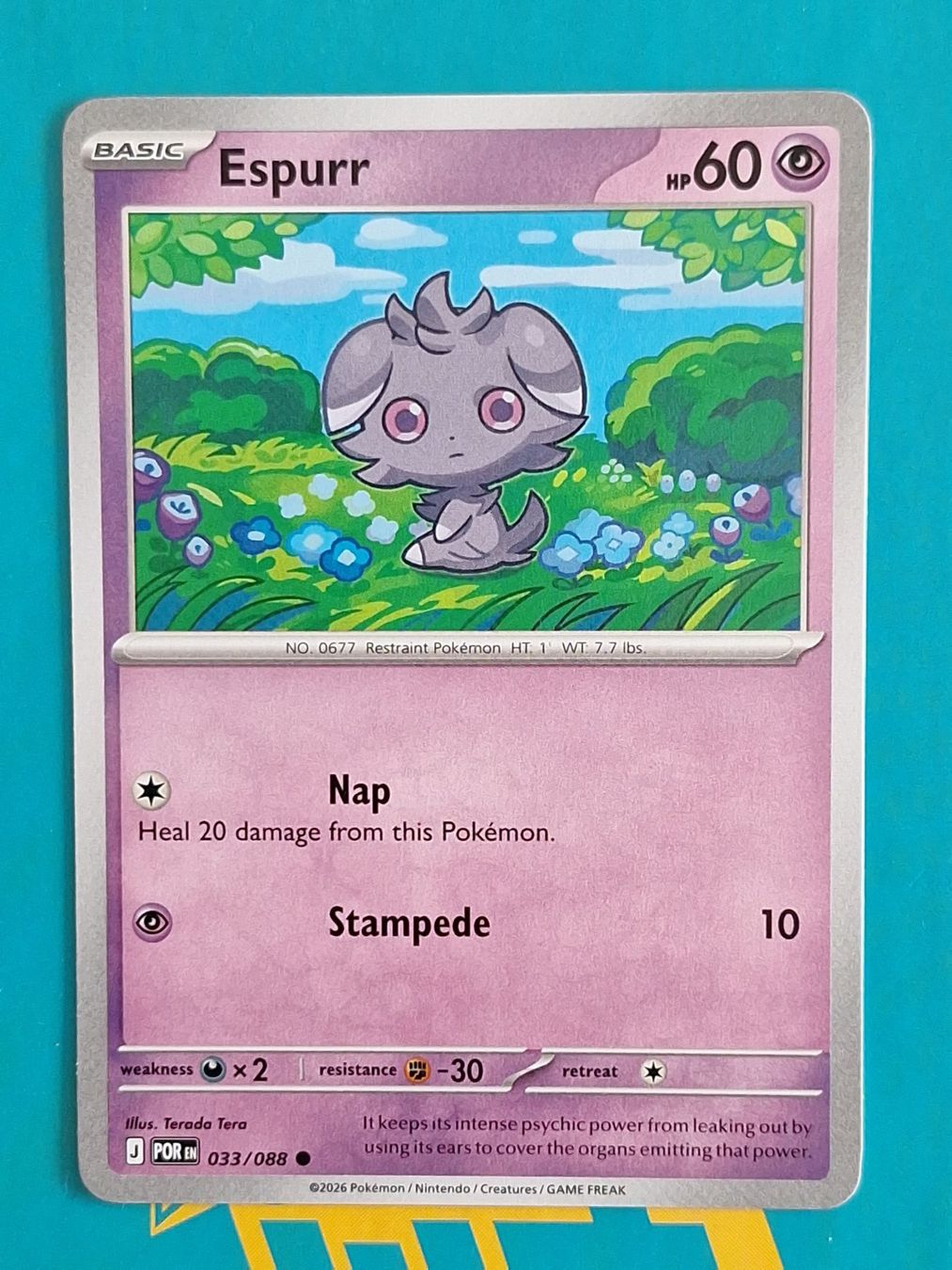 Pokémon Carte collezionabili: Espurr - Pokemon Perfect Order – Usato da Altstätten SG venduto da GGsGameshop