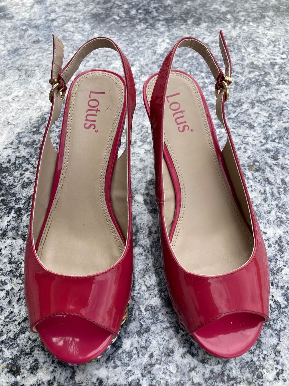 Scarpe da donna: Sandalette mit Keilabsatz – Nuovo (secondo la descrizione) da Bäriswil BE venduto da lilaviola 2