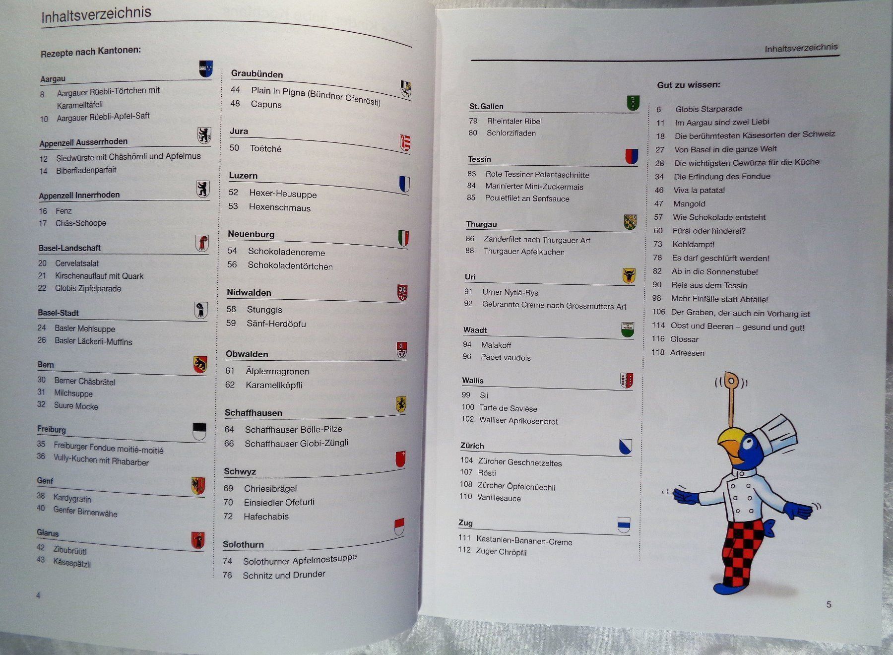 Libri: Globis Schweizer Küche ab Fr. 14.- / Globi Kochbuch – Usato da Bellach venduto da JingleJerry 3