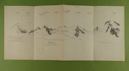 PANORAMA OBERAARHORN GALMIHÖRNER 1884