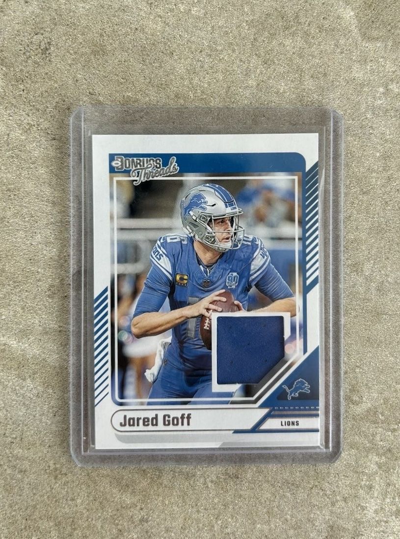 Panini Cartes à collectionner: 2024 Panini Donruss Jared Goff patch 💙🦁 – D'occasion à Chavannes-des-Bois par tr_sportscards