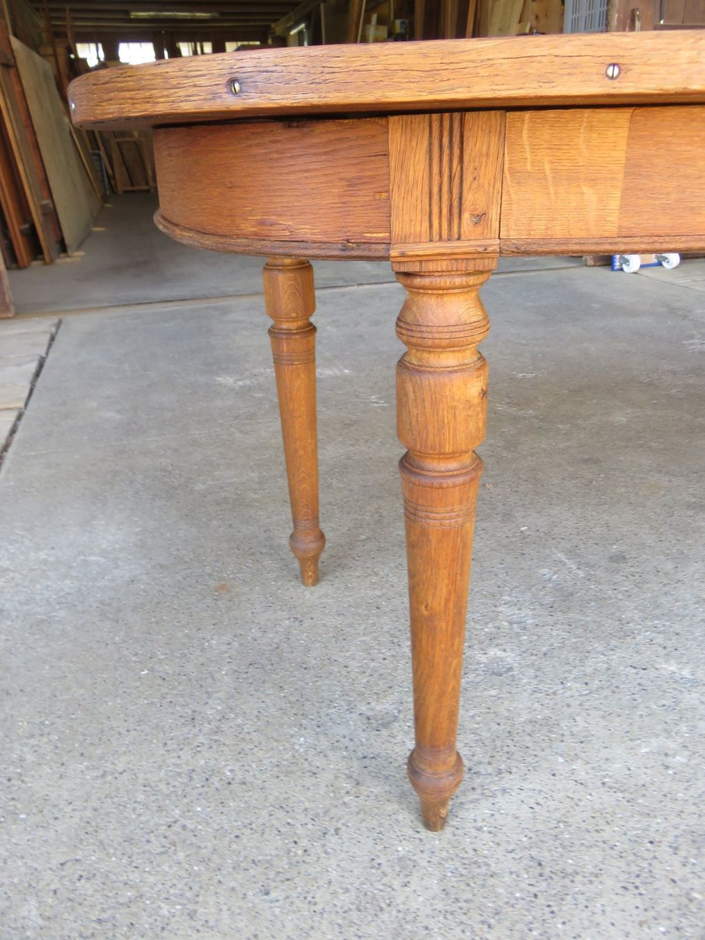 Tables: antiker Eichen-Tisch Dampfschiff Unterwalden 1902 – D'occasion à Ruswil par Mfladibus 4