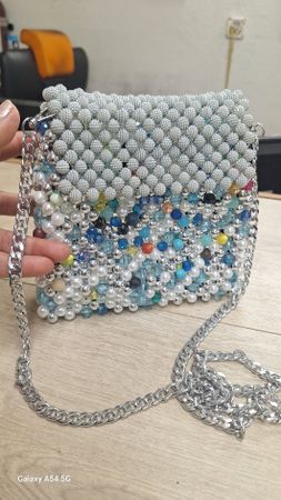 Tasche aus perlen