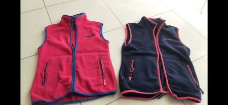 K..4 R T G) Trollkids 2er Set Gilet Faserpelz Gr. 140