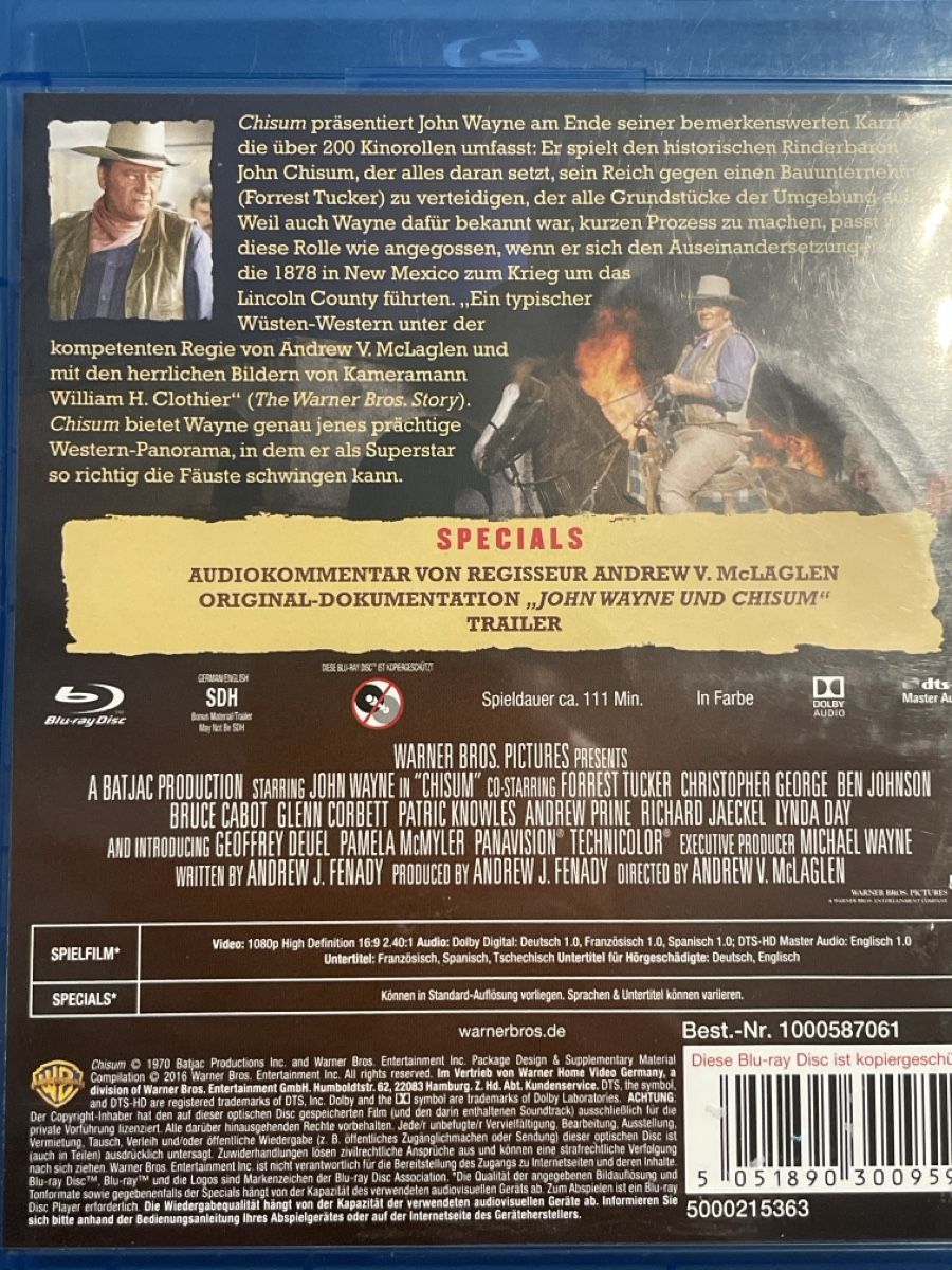 Alle DVDs: Chisum (1970) – Gebraucht aus Waldenburg von Gonzo8 1