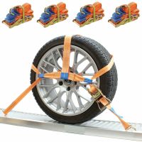 4 x Profi Spanngurte Autotransport Anhänger Spannset