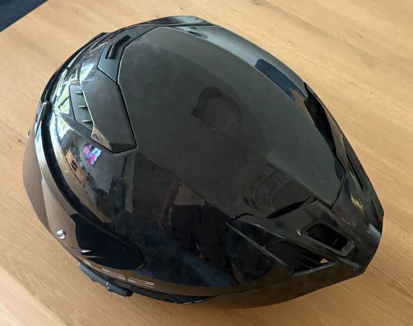 Casques & visières: LS2 Carbon Dragon Motoradhelm mit LS2 Spectrum Intercom – D'occasion à Degersheim par Mary82 5