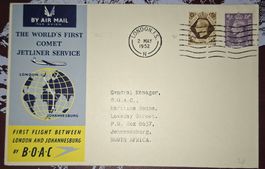 BOAC London and Johannesburg 02.05.1952