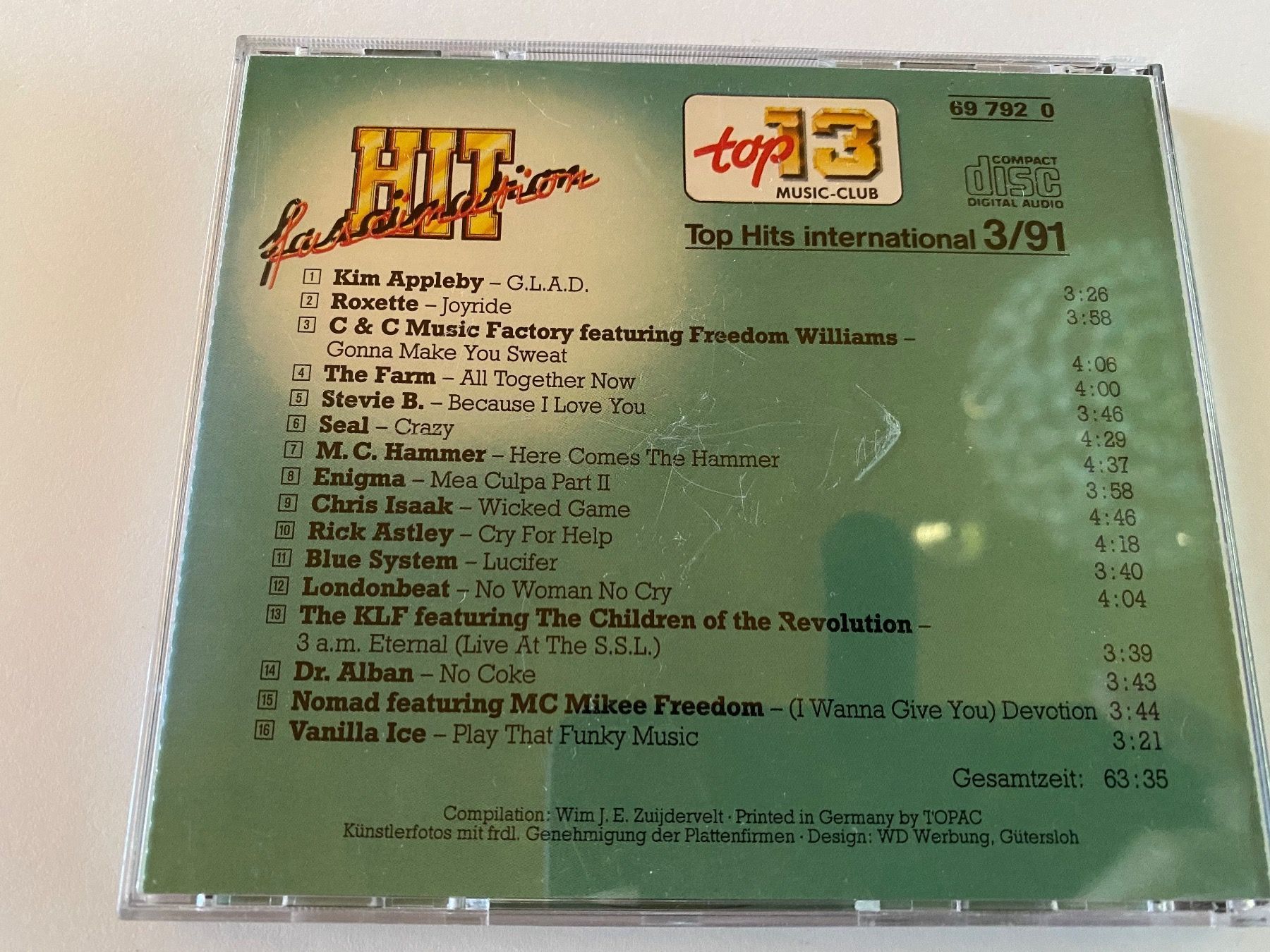 CD: CD - Hit fascination - 03.91 – Usato da Bellach venduto da Legdance 1