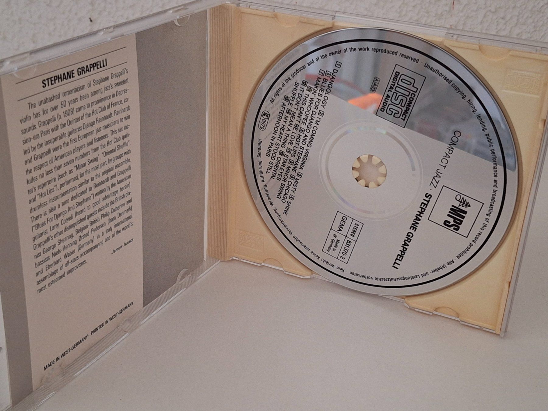 CDs: CD Stephane Grappelli - Compact Jazz – D'occasion à Aarberg par Jackup1 2