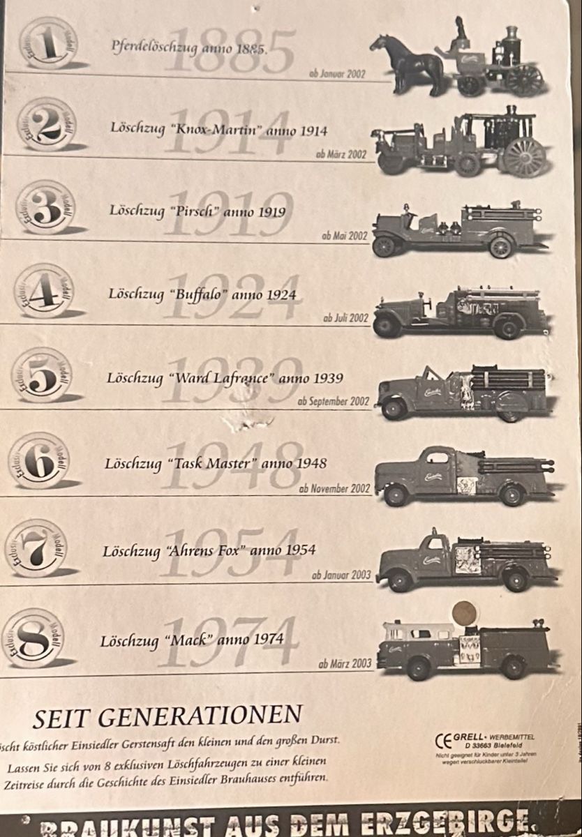 Modellautos: Löschzug "Task Master" anno 1948 Feuerwehr Modell – Neu und originalverpackt aus Malters von Gustov 1