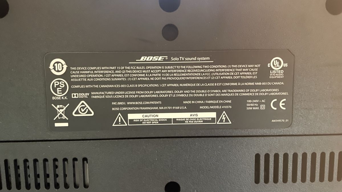 Bose Home Cinema: Bose Solo TV sound system – Usato da Au ZH venduto da grumor 1