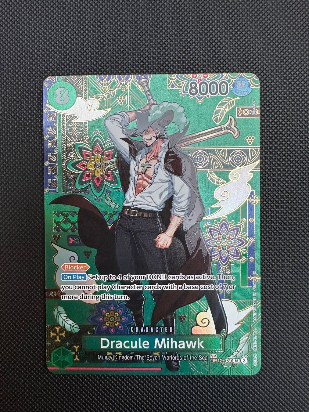 One Piece TCG Dracule Mihawk SP OP12-030 SR Parallel EN NM (Gebraucht ...
