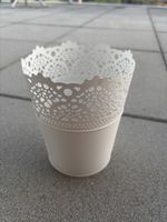 Übertopf IKEA Skurar weiss Durchmesser 10.5 cm gebraucht