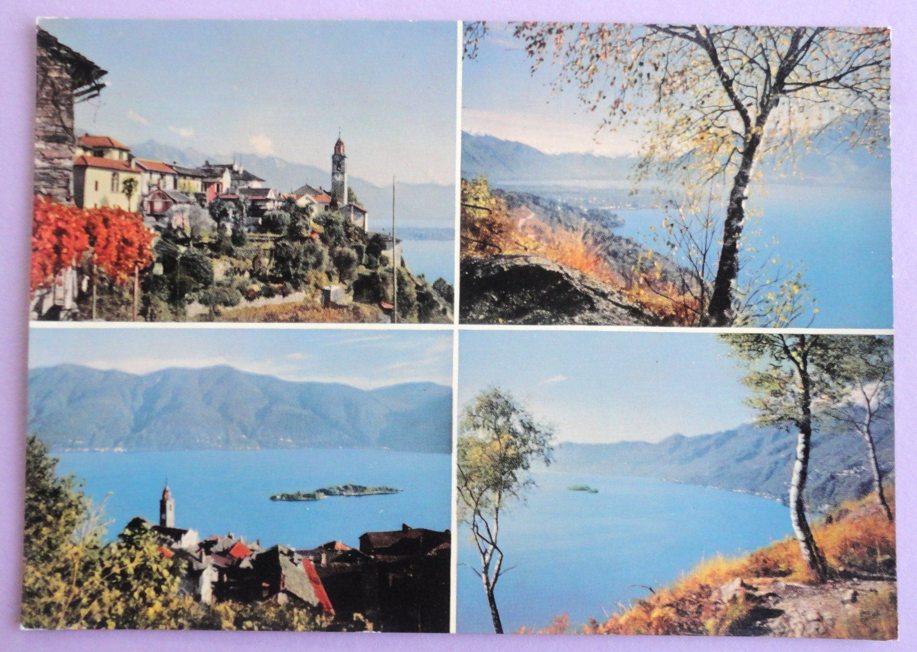 Ansichtskarten: Ronco s/Ascona, Lago Maggiore – Gebraucht aus Fétigny von Billy2miny