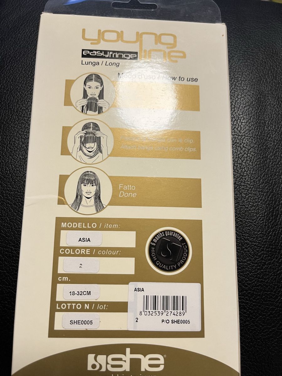 Parrucche: Clip in Bangs (Frings) – Nuovo e nell'imballaggio originale da Altendorf venduto da bambi124 1