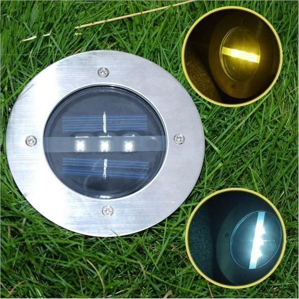 Lampen: Solar Bodenleuchte 3LEDs Gartenleucht – Neu (gemäss Beschreibung) aus Thun von nuonuo 5