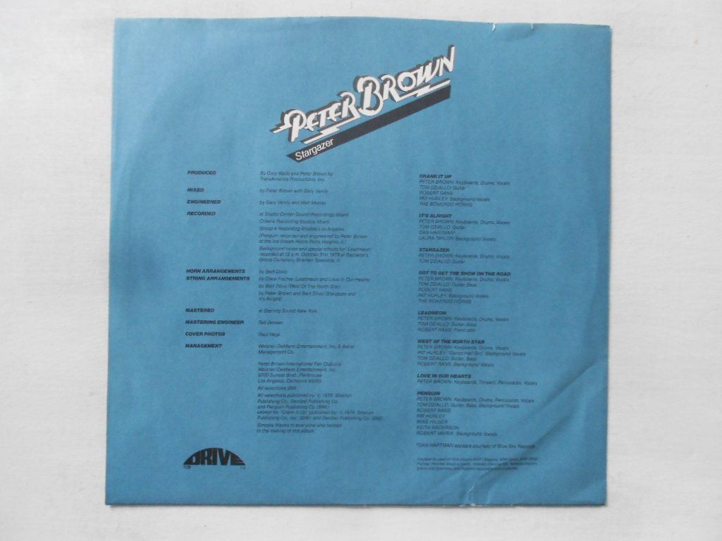 Vinyles: PETER BROWN  -  STARGAZER – D'occasion à Bex par Giorgiob 2