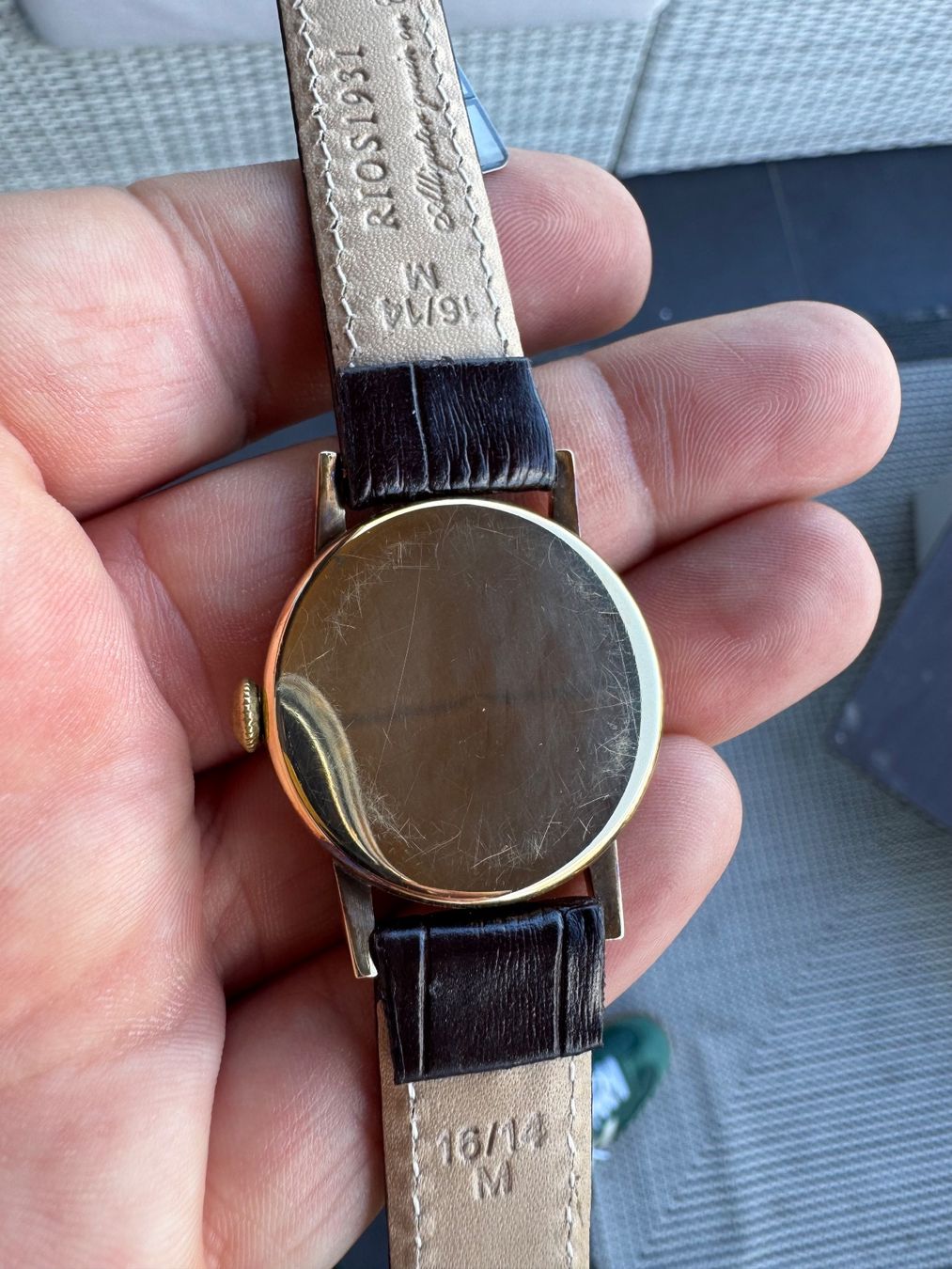 IWC Orologi: IWC 14k Massivgold cal. 83 "Hermet" – Usato da Satigny venduto da leo_wh92 2