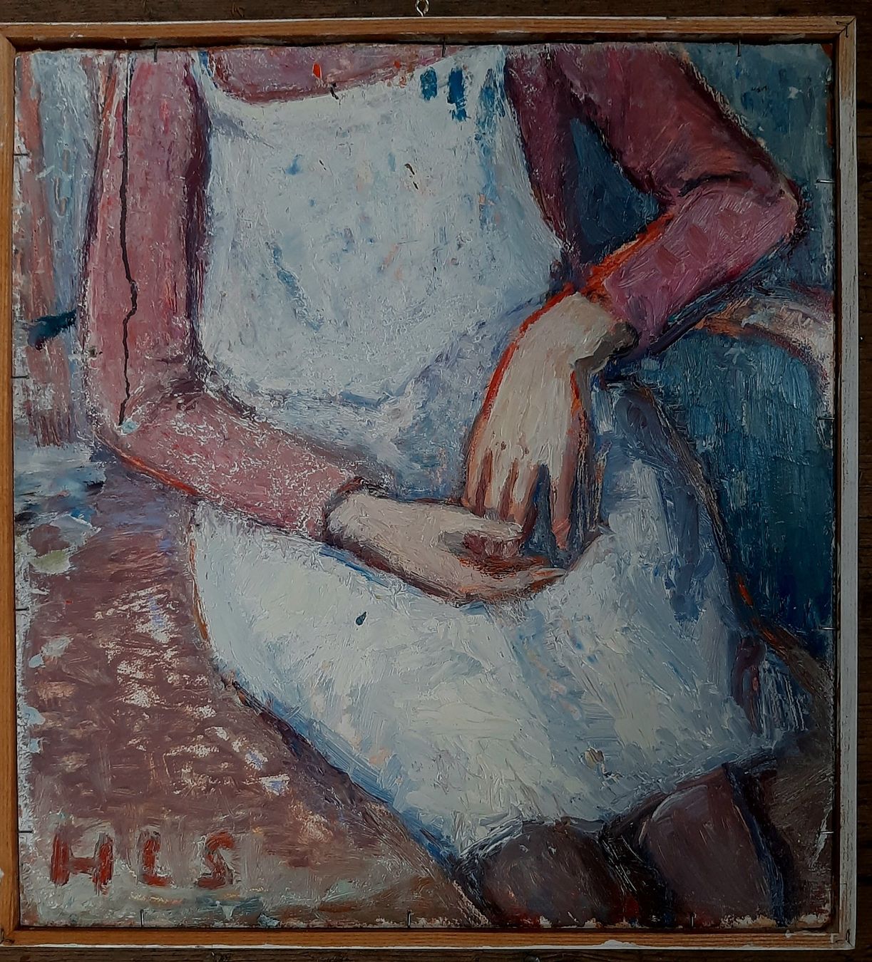 Dipinti: Expressionistisches altes Gemälde HLS beidseitig – Usato da Arbon venduto da torso444 3