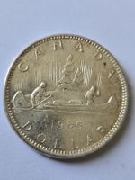 Kanada Dollar 1965 Münze guter Zustand Silber 23.3g