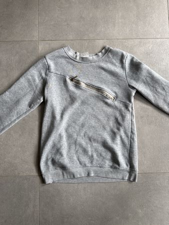 Grauer Pullover mit Reissverschluss, Gr. S, Top Zustand!