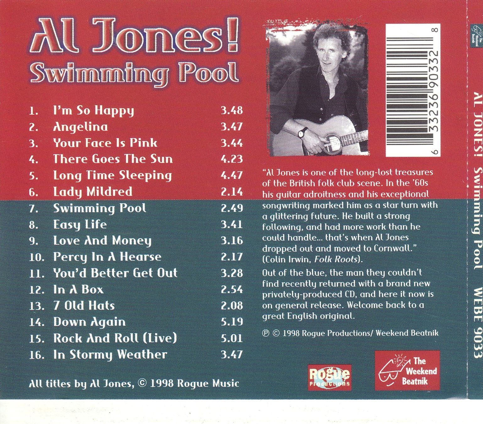 CD: Al Jones – Swimming Pool – Nuovo (secondo la descrizione) da Boussens venduto da catfood01 1