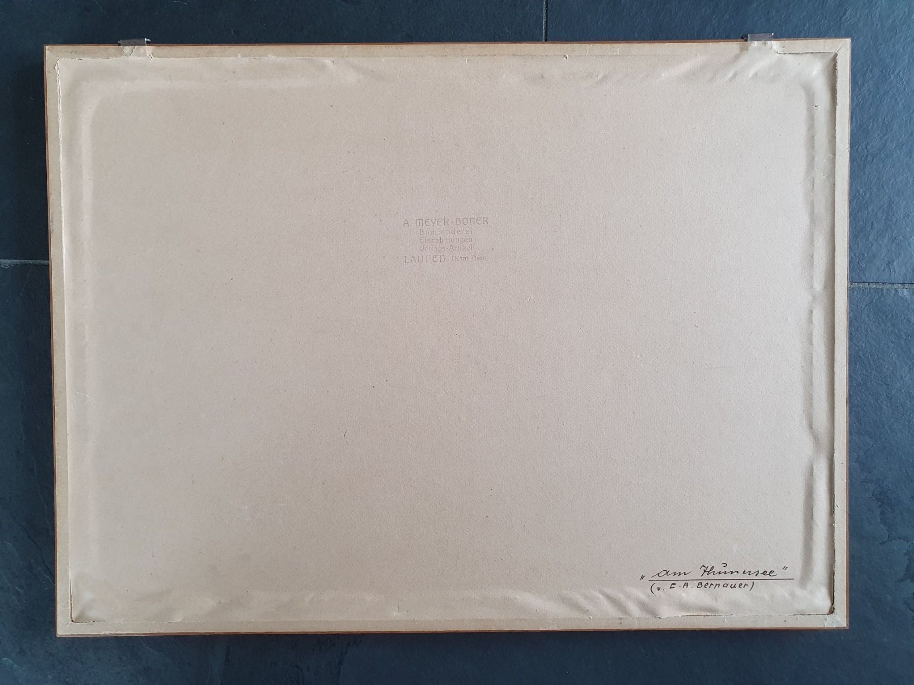 Dipinti: am Thunersee, E. A. Bernauer von 1945 – Usato da Häutligen venduto da Rubin9368 3