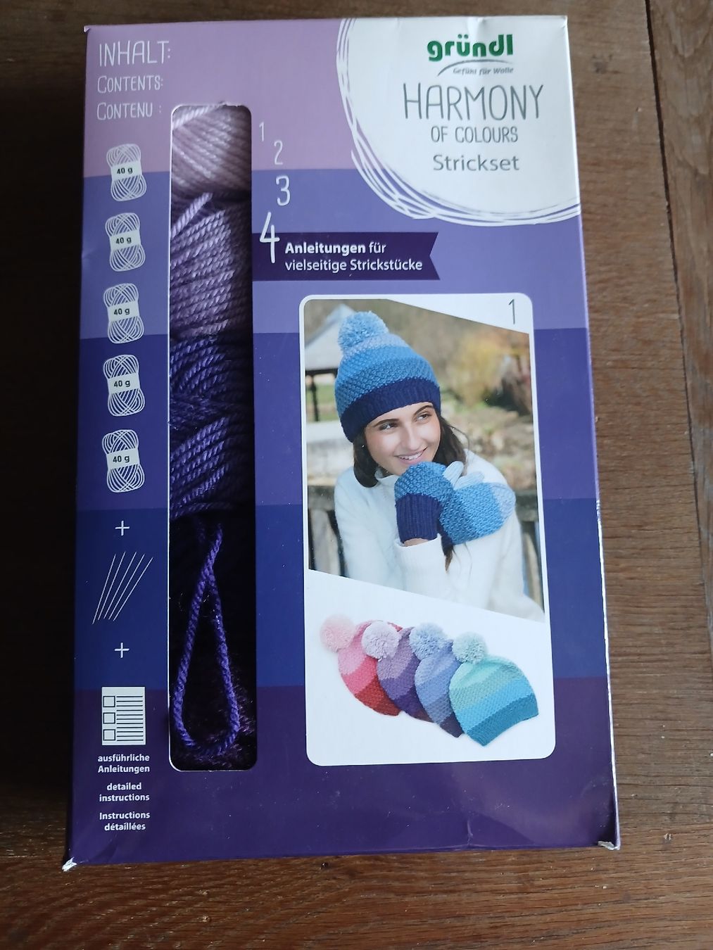 Gründl Lana: Strickset Lila – Nuovo e nell'imballaggio originale da melchtal venduto da strickerin