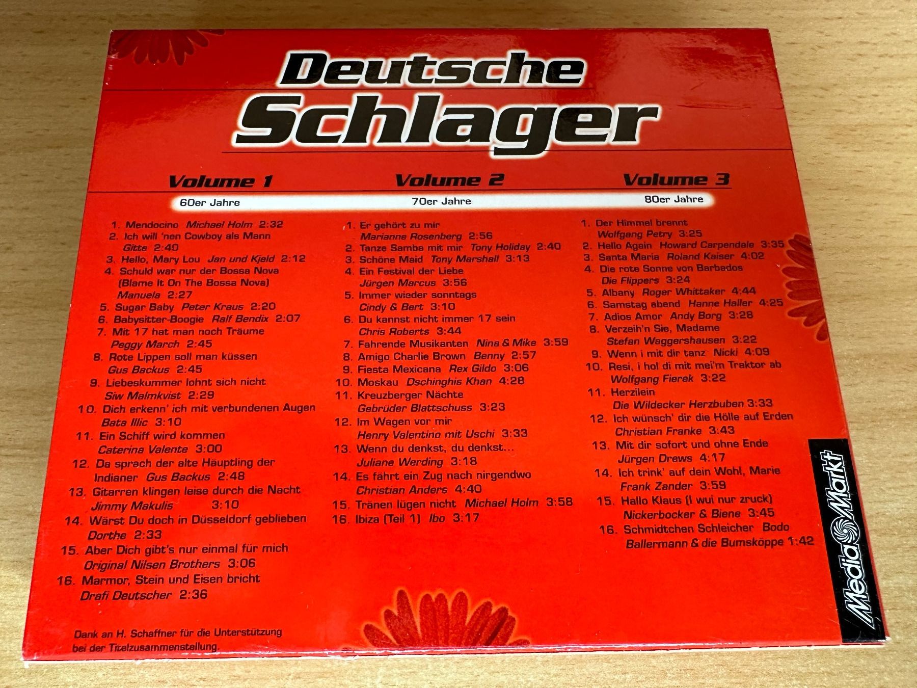 CD: Various – Deutsche Schlager - 3 CD – Usato da Rikon im Tösstal venduto da Alpenmutz 1